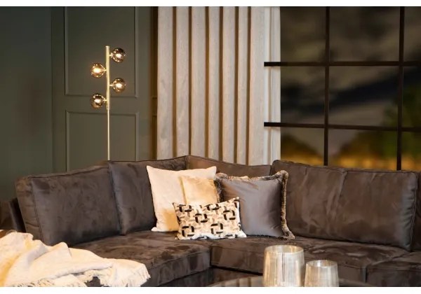 Lucide 45774/04/02 - Stojacia lampa TYCHO 4xG9/28W/230V zlatá