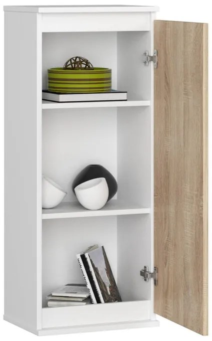 Závesná skrinka W40 CLP biela / sonoma