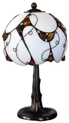 Jantarová lampa Tiffany 36*20Ø AMBER