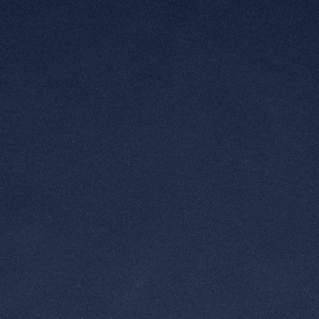 Tmavo modrý matný zatemňujúci jednofarebný záves na riasiacu pásku 135 x 270 cm