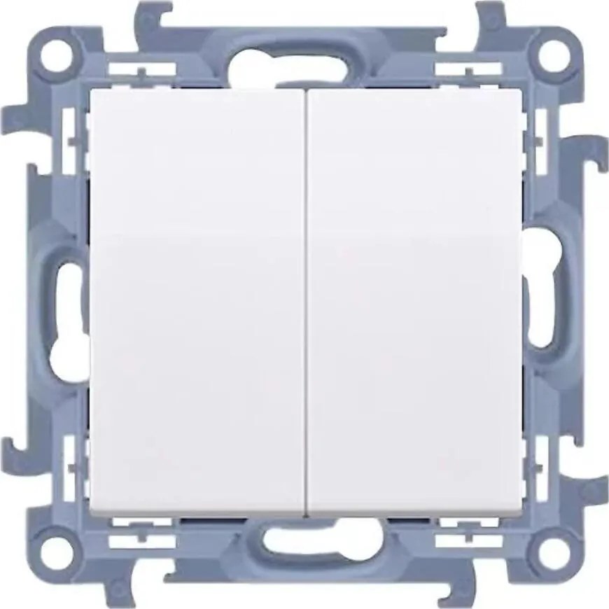 Vypínač lustrový CW5BL.01/11 s podsvietením LED biely