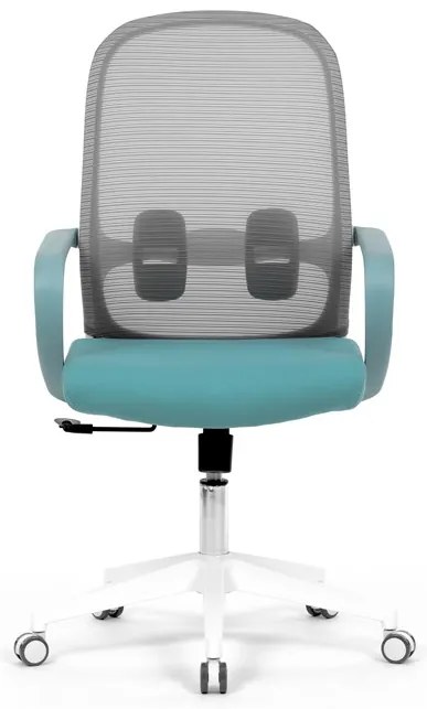 Autronic BONTEC Kancelárska stolička, hojdací mechanizmus, modrá látka, KA-S425 BLUE Farba: Šedá