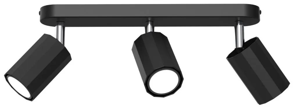 Bodové svietidlo BELLO 3xGU10/8W/230V čierna