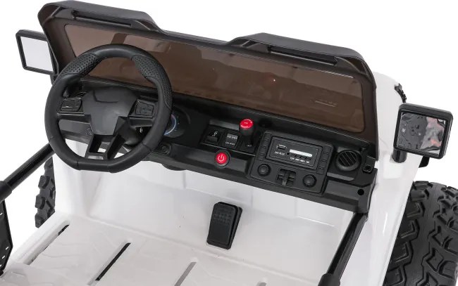 Elektrické autíčko Extreme Sport 4x4 biele