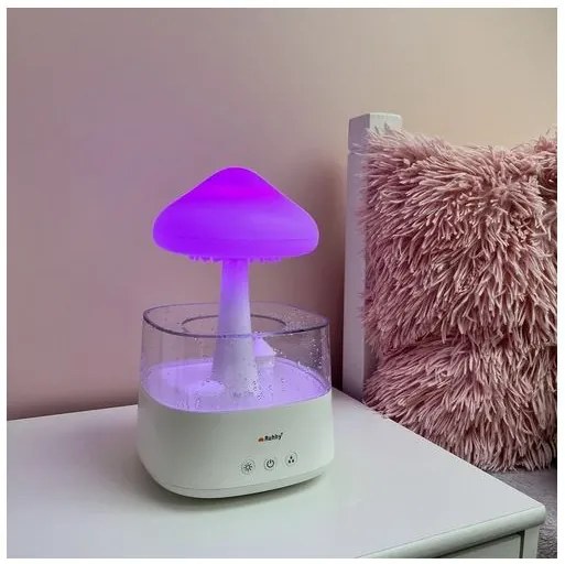 Bestent Zvlhčovač vzduchu LED lampa Dažďové kvapky
