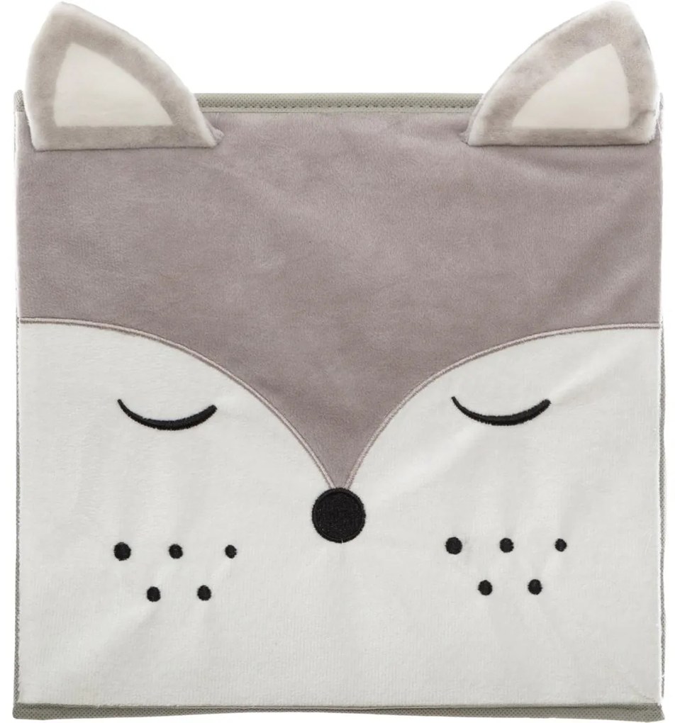 Úložný box Wolf, 29x29x29 cm, sivá