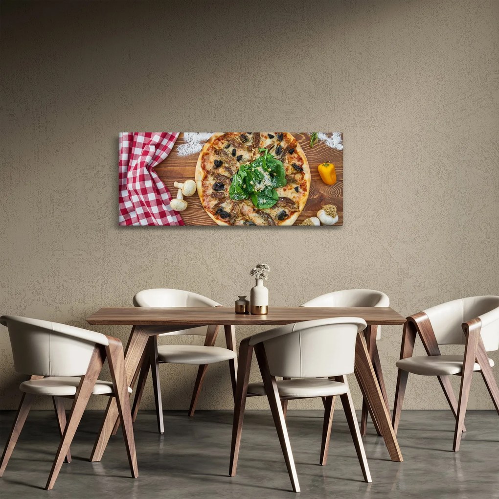 Obraz pizze (120x50 cm)