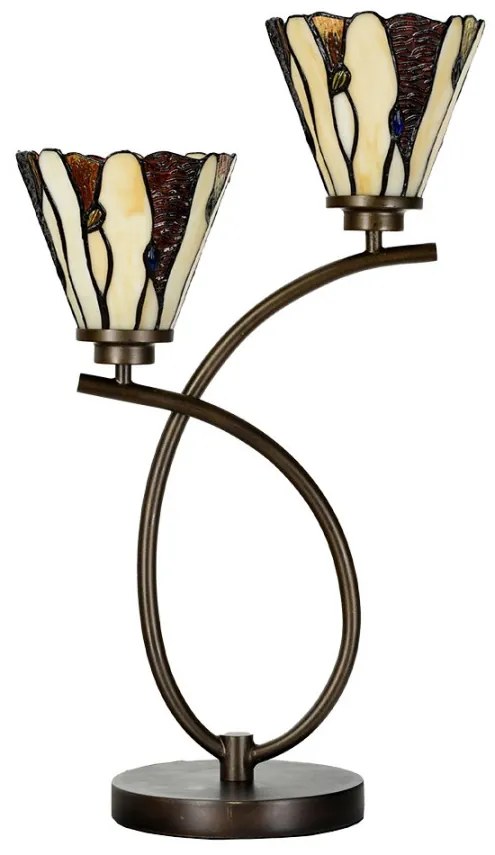 Vitráž Tiffany lampa 28*63 IZAR