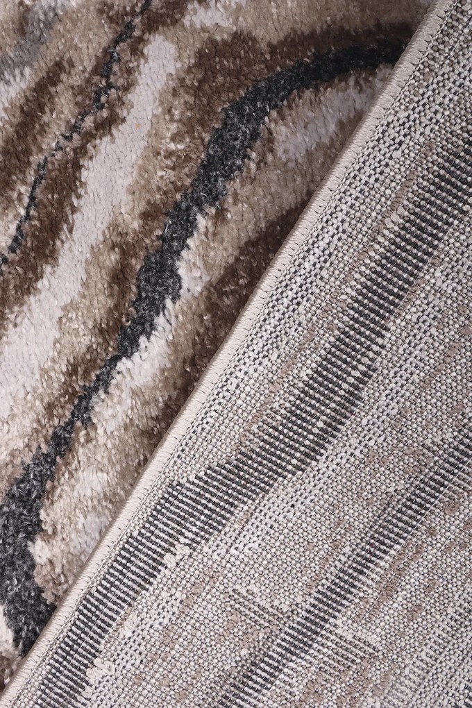 Koberec Bonanza 9106B GREY/BROWN (Dara) rozmery koberec: 120x170 cm