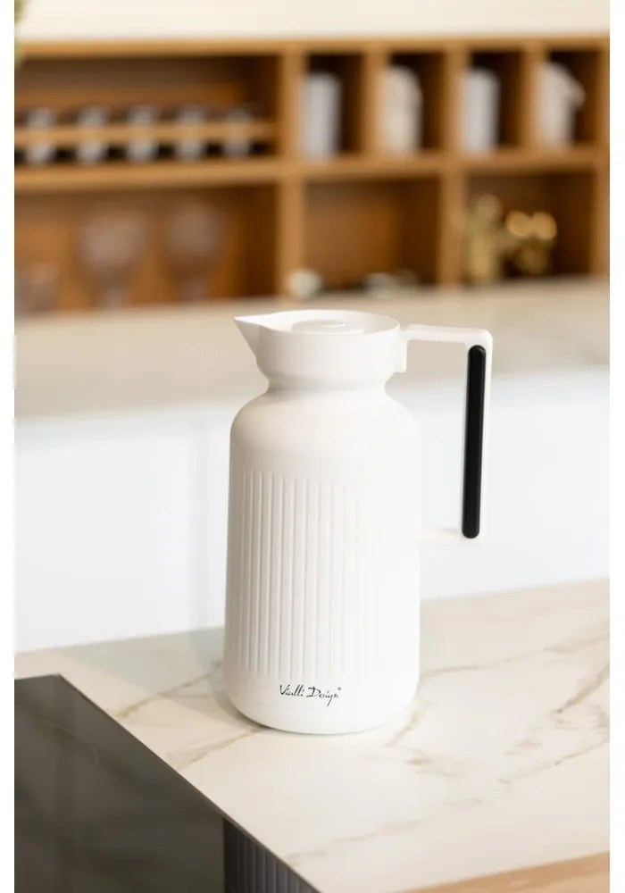 Biela termoska 1 l Lungo – Vialli Design