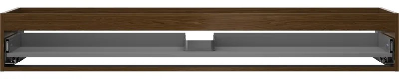 Mexen Box-A, závesná skrinka 160 cm, 1 zásuvka, orech, 91AX0-1600-235-1-86