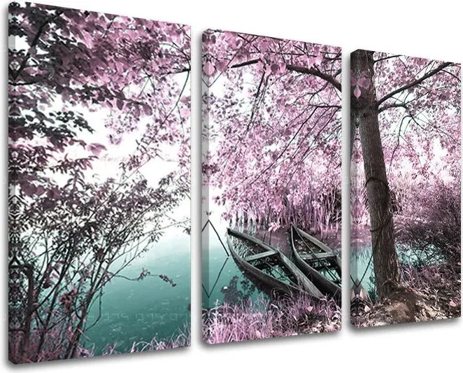 Obraz na stenu 3 dielny STROMY ST011E30