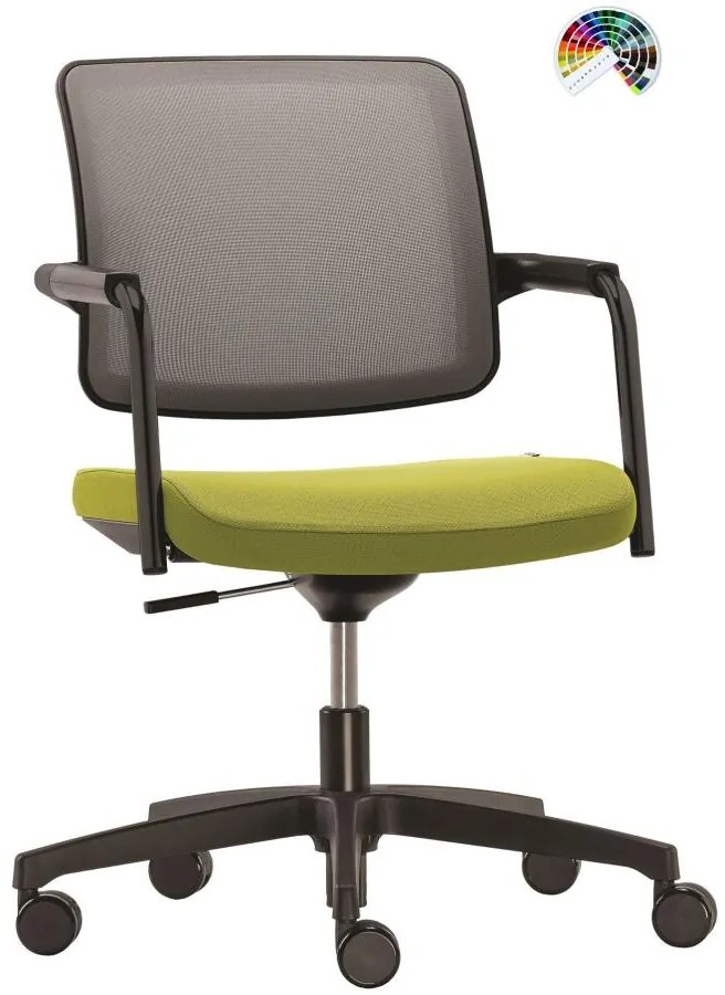 RIM Kancelárska stolička FLEXi FX 1163 čalúnenie BLAZER, FLAX