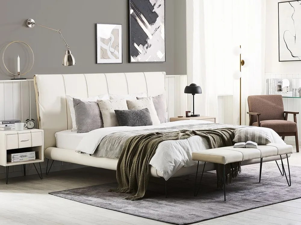 Spálňa BETTEA (s posteľou 180x200 cm) (biela). Akcia -9%. Vlastná spoľahlivá doprava až k Vám domov. 1022625