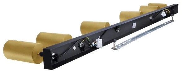 Brilagi - Bodové svietidlo SELE GOLDEN 6xGU10/30W/230V čierna/zlatá