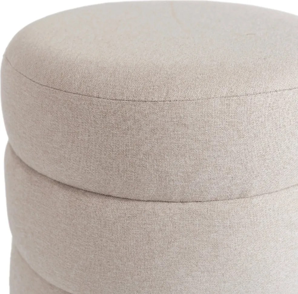 PROXIMA.store - Moderná taburetka Aura FARBA: béžová, Materiál: zamat