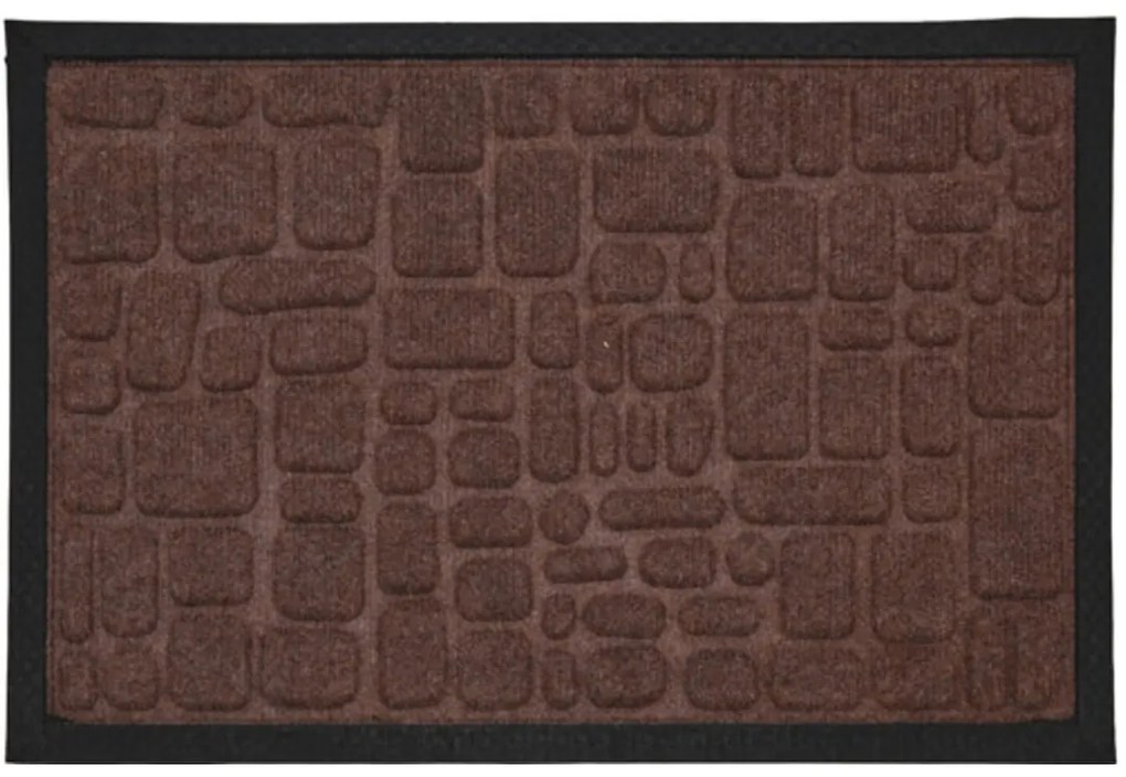 Vonkajšia rohožka Simple Brown, 60x40 cm