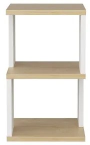 Nočný stolík ZUNA dub/biela