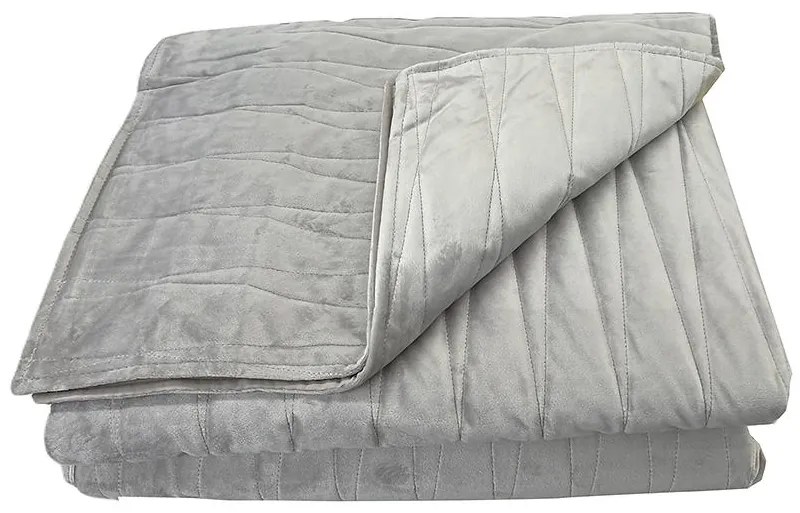 Prikrývka na posteľ  Lido 220x250 svetlosivá Merkury Home