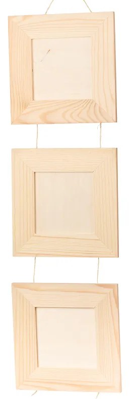 ČistéDrevo Drevené fotorámiky na šnúrke