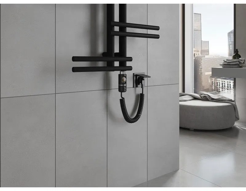 Mexen Jari, elektrické vykurovacie teleso 1005 x 550 mm, 300 W, čierna, W115-1005-550-2300-70