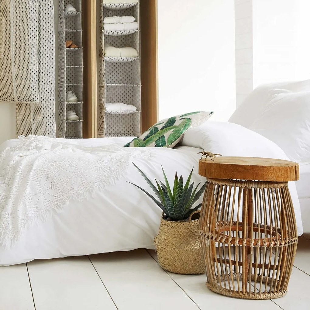 Compactor Pletený úložný košík z morskej trávy Belly, 35 x 32 cm, prírodná, M