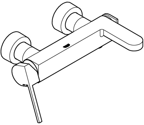 GROHE 33553AL3 - Vaňová batéria PLUS grafit