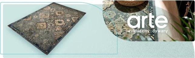 Koberec Dywilan Polonia Abrash Light Blue