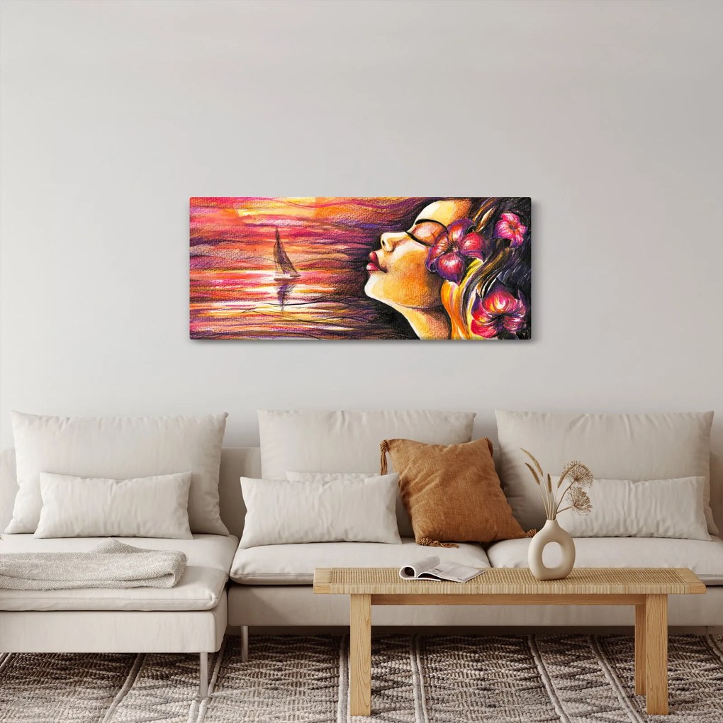 Obraz - Spomienky na leto (120x50 cm)