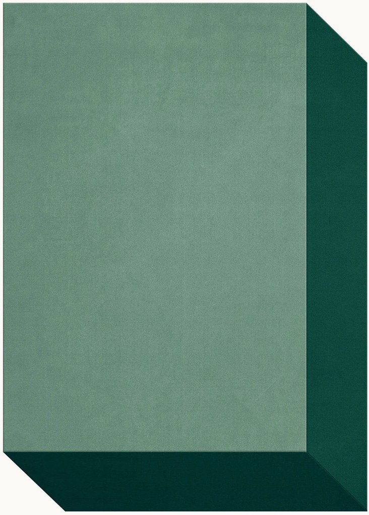 Ručne tkaný vlnený koberec's nízkym vlasom Tekla Box