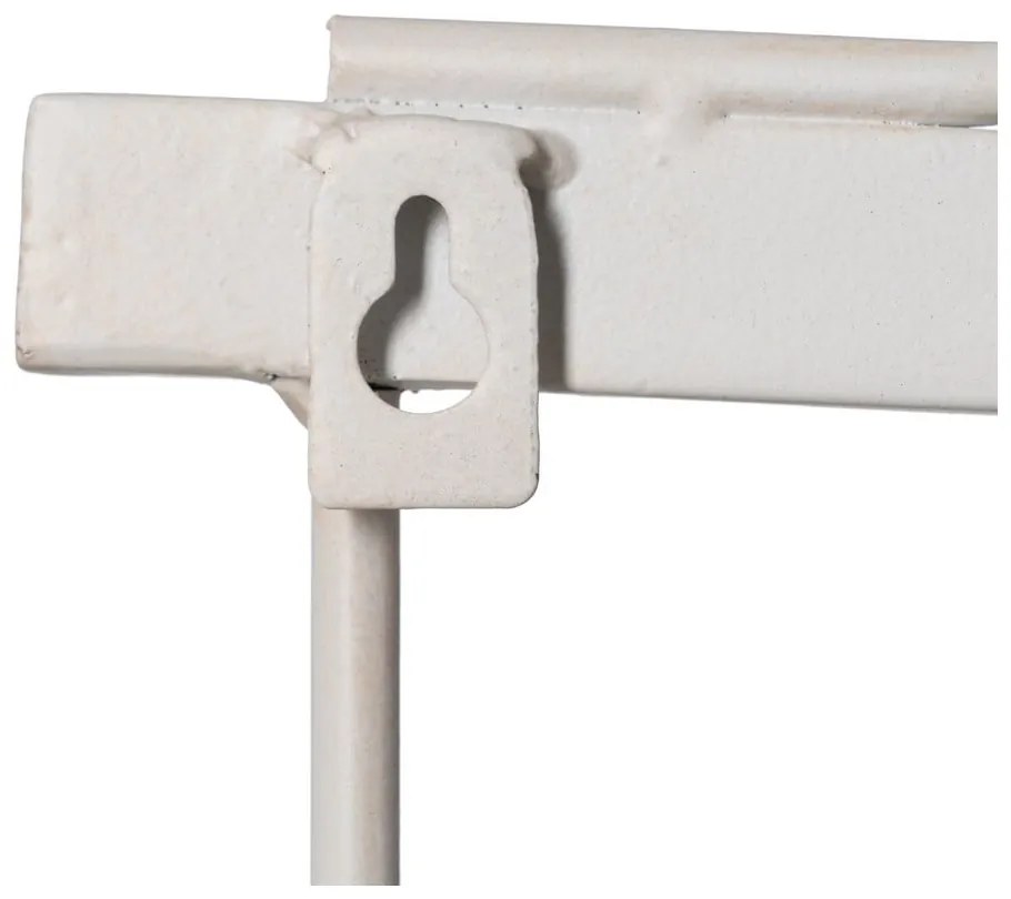 Biely kovový nástenný vešiak Home – Ixia