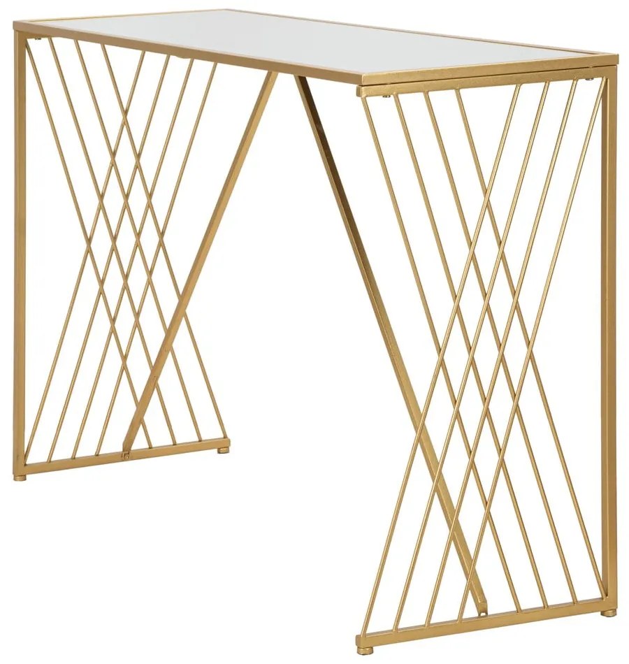 Konzolový stolík v zlatej farbe 40x120 cm Easy – Mauro Ferretti