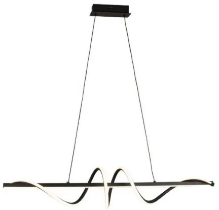 Stmievateľný LED luster na lanku LED/50W/230V 3000-6500K 100 cm + diaľkové ovládanie