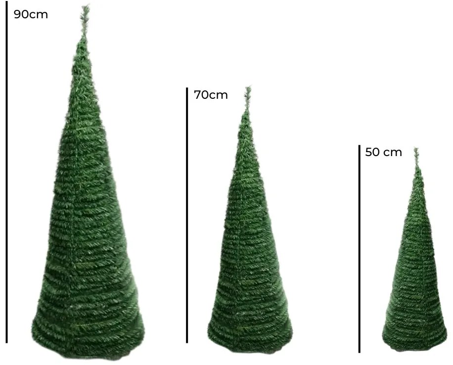 Foxigy Vianočný stromček kužeľ 110cm green