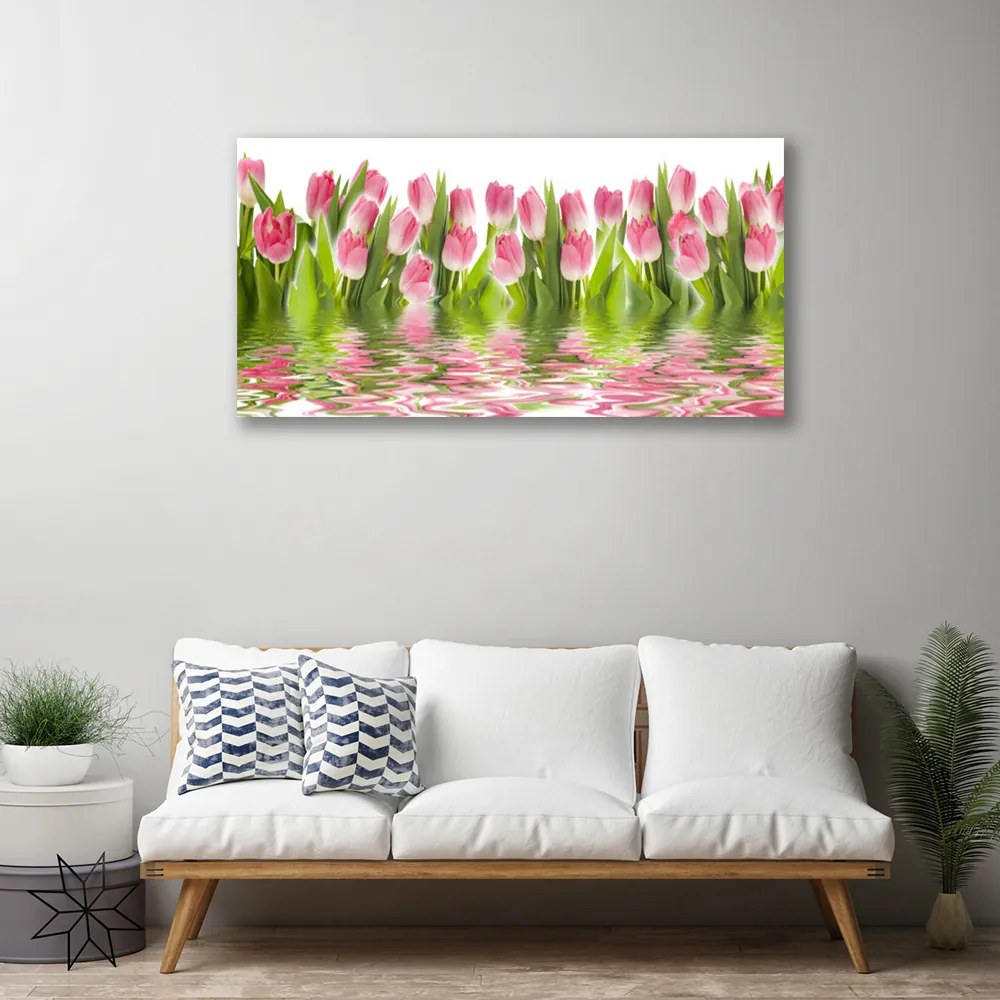 Obraz Canvas Tulipány rastlina príroda 140x70 cm