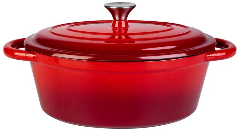 Livarno home Liatinový pekáč, 29 cm (červená)  (100378346)