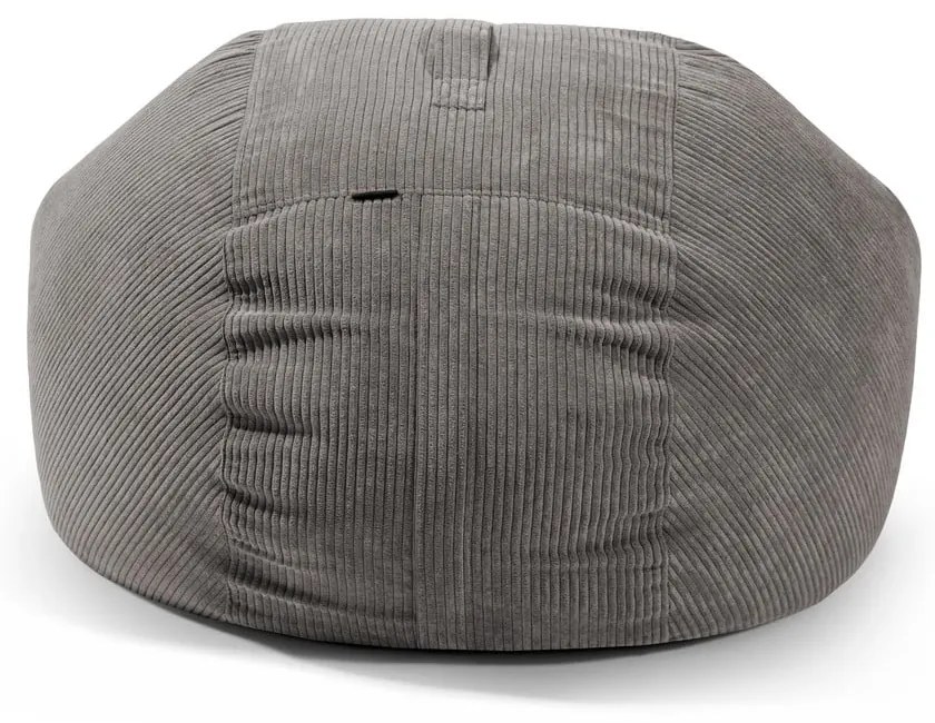 Krémový menčestrový sedací vak Roll 135 – SLOWDOWN