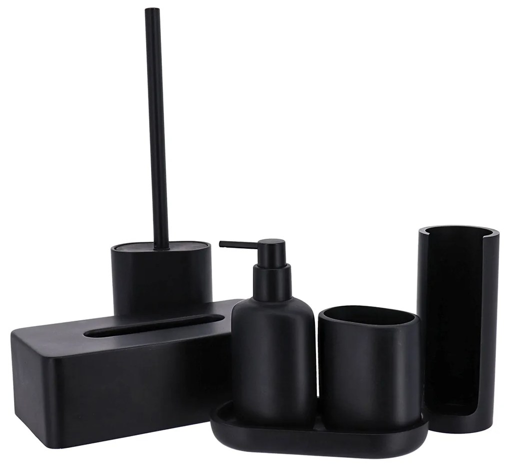 Kúpeľňový pohár Sottani, čierna