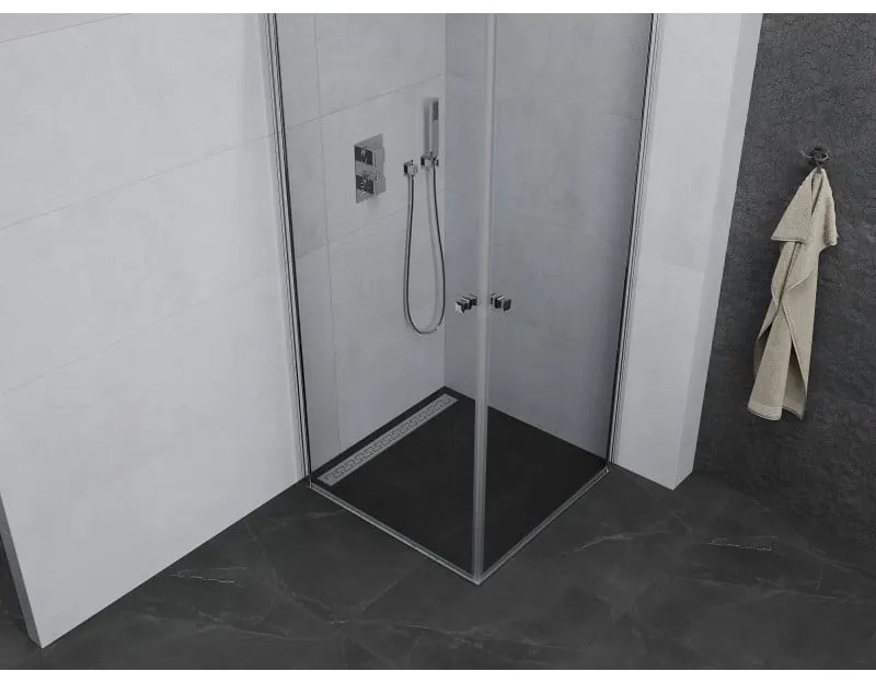 Mexen Pretoria DUO sprchovací kút 70x70cm, 6mm sklo, chrómový profil-číre sklo, 852-070-070-02-00