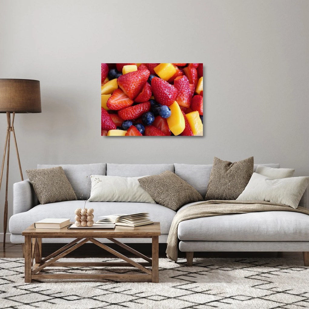 Sklenený obraz ovocia (70x50 cm)