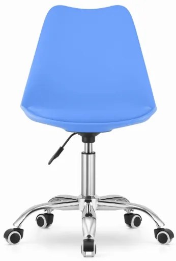 Otočná stolička ALBA – modrá, moderný dizajn a komfort