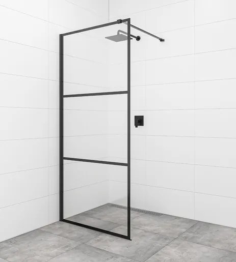 Sprchová zástena Walk-In 140 cm SAT Walk-in SATBWI140CPPRC