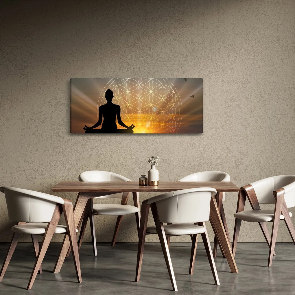 Obraz meditácie (120x50 cm)
