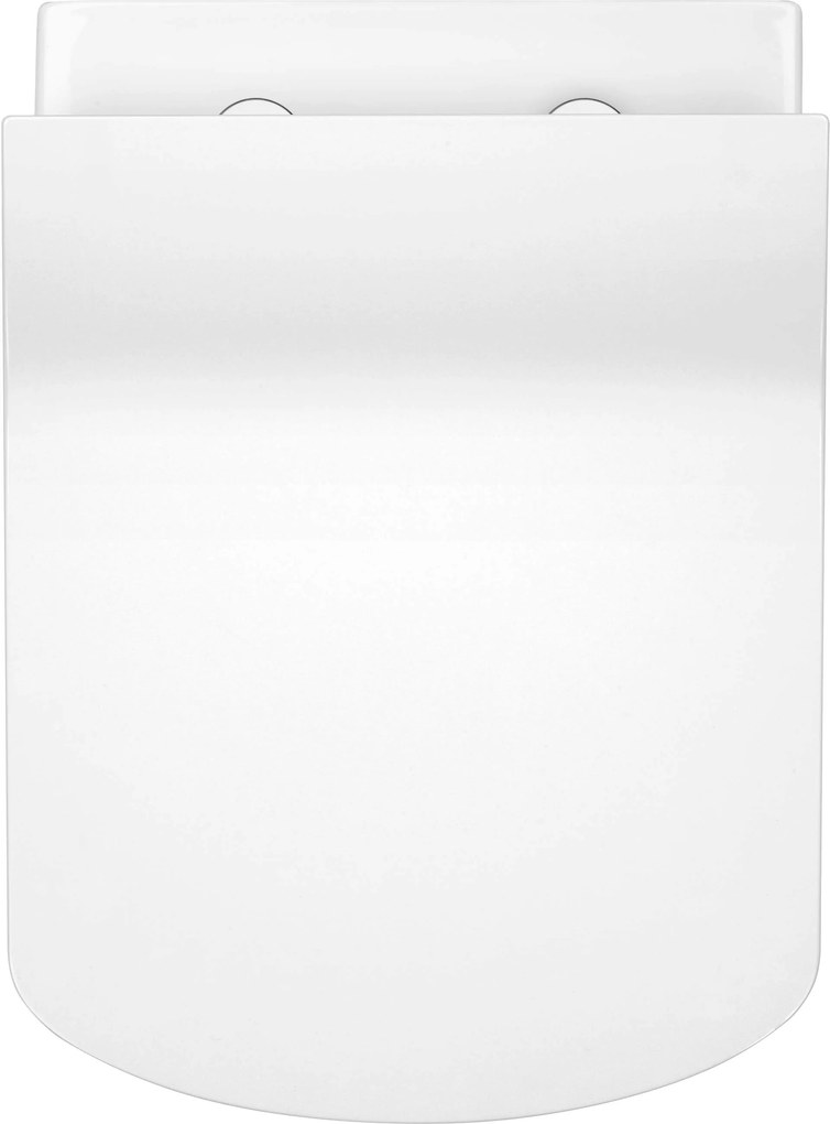 Deante Anemon Zero, toaletné sedátko s pomalým zatváraním 45 x 37 cm, biela, CDZ_6ZOZ