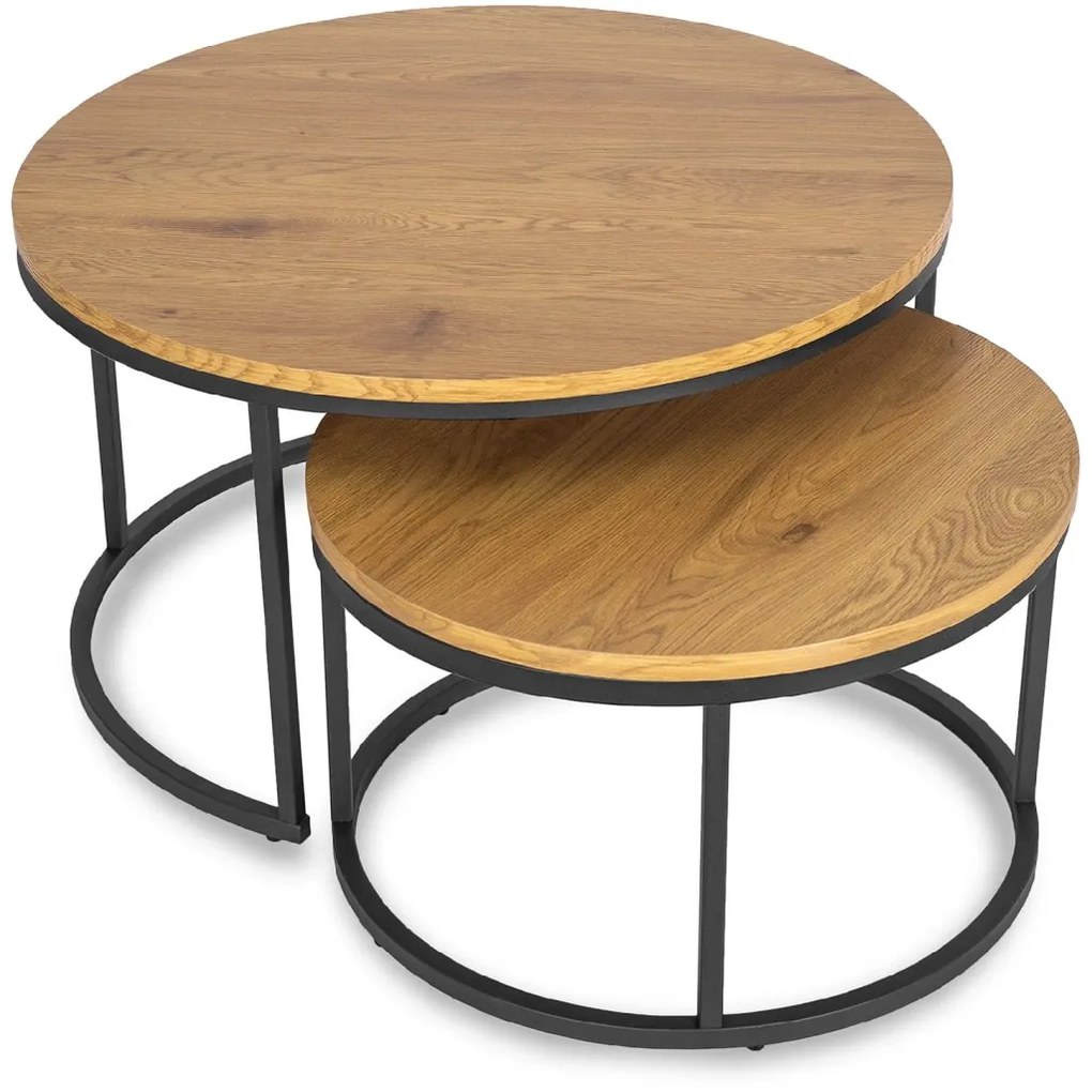 PROXIMA.store - Set konferenčných stolíkov DELIA VEĽKOSŤ: MINI
