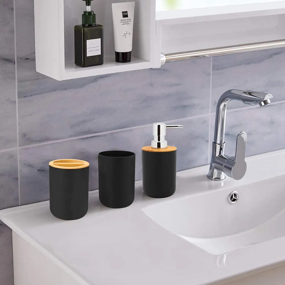 Dekorstudio Kúpeľňový set 6 dielny - čierny