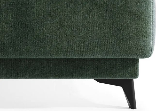 Posteľ Kalla 140x200 cm, fľaškovo zelená látka