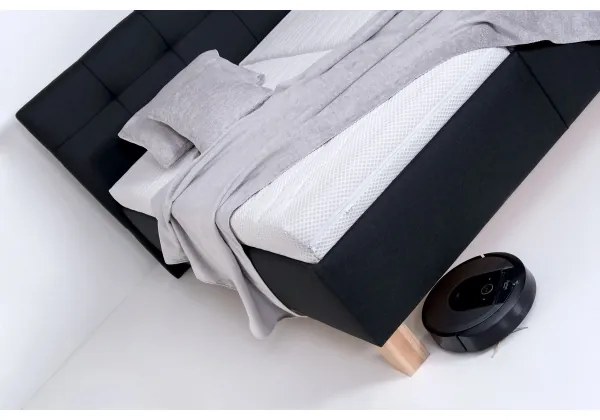 Čalúnená posteľ s úložným priestorom bez matraca MARIA 160x200 cm antracit