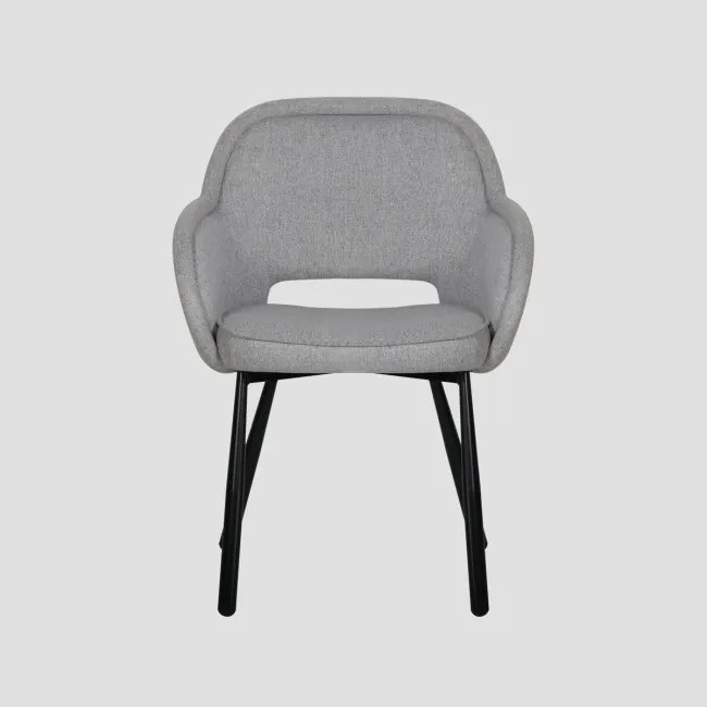 Jedálenská stolička CAMPEA sivá 742064