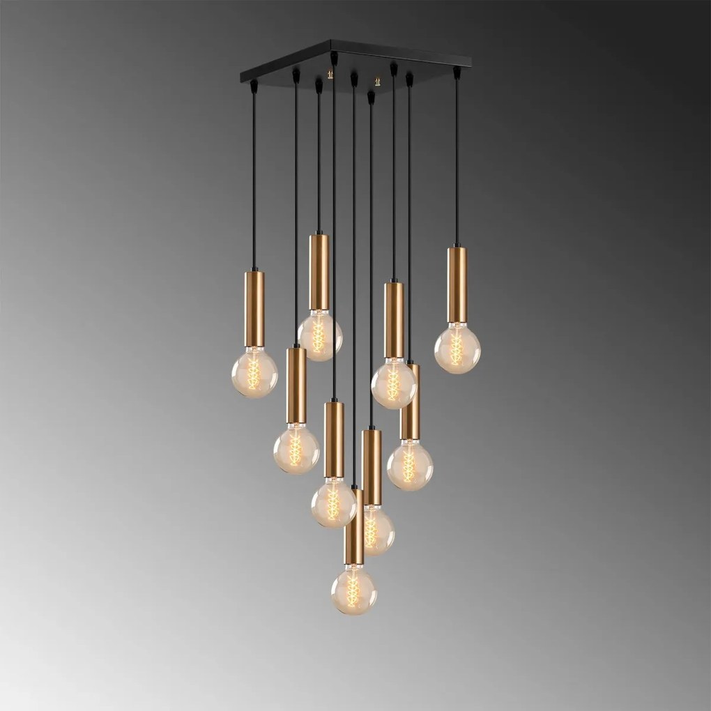 Závesné svietidlo Tempo VI zlaté